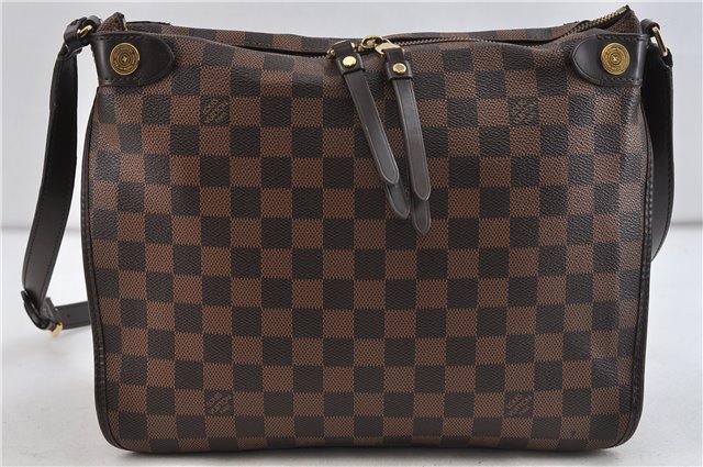 Authentic Louis Vuitton Damier Duomo Shoulder Cross Body Bag N41425 LV 1077D