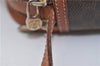 Authentic CELINE Macadam Blason Shoulder Cross Body Bag PVC Leather Brown 1077F