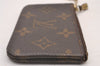 Authentic Louis Vuitton Monogram Pochette Cles Coin Purse Case M62650 LV 1078I