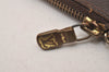 Authentic Louis Vuitton Monogram Pochette Cles Coin Purse Case M62650 LV 1078I