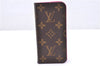 Authentic Louis Vuitton Monogram Folio Iphone 7 8 Case Pink M61906 LV 1079E