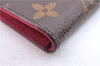 Authentic Louis Vuitton Monogram Folio Iphone 7 8 Case Pink M61906 LV 1079E