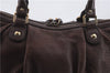 Auth GUCCI Diamante Sukey 2Way Shoulder Tote Bag PVC Leather 247902 Brown 1080D
