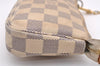 Authentic Louis Vuitton Damier Azur Mini Pochette Accessoires N58010 Pouch 1080I