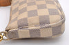 Authentic Louis Vuitton Damier Azur Mini Pochette Accessoires N58010 Pouch 1080I