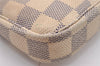 Authentic Louis Vuitton Damier Azur Mini Pochette Accessoires N58010 Pouch 1080I
