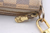 Authentic Louis Vuitton Damier Azur Mini Pochette Accessoires N58010 Pouch 1080I