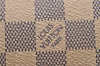 Authentic Louis Vuitton Damier Azur Mini Pochette Accessoires N58010 Pouch 1080I