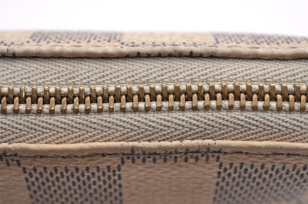 Authentic Louis Vuitton Damier Azur Mini Pochette Accessoires N58010 Pouch 1080I