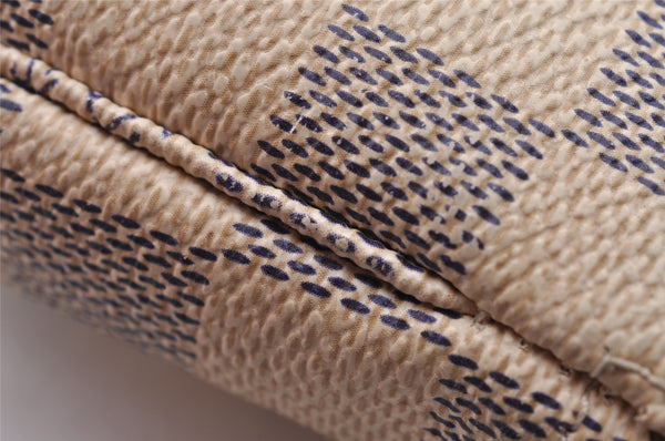 Authentic Louis Vuitton Damier Azur Mini Pochette Accessoires N58010 Pouch 1080I