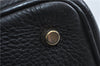 Auth Christian Dior Diorissimo 2Way Shoulder Hand Bag Leather Black CD 1081D