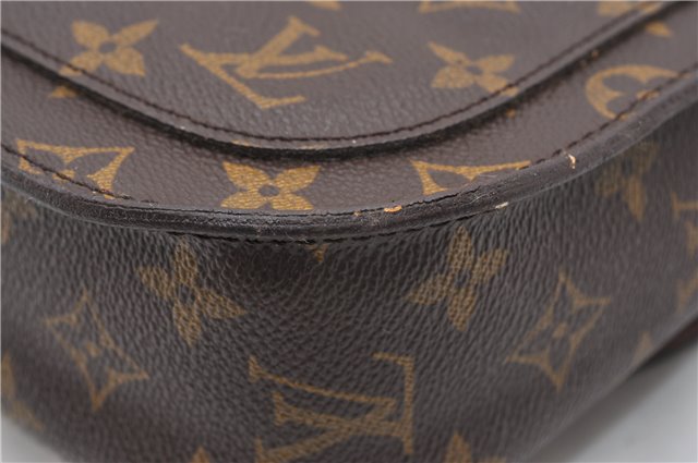 Authentic Louis Vuitton Monogram Saint Cloud GM M51242 Shoulder Cross Bag 1081G