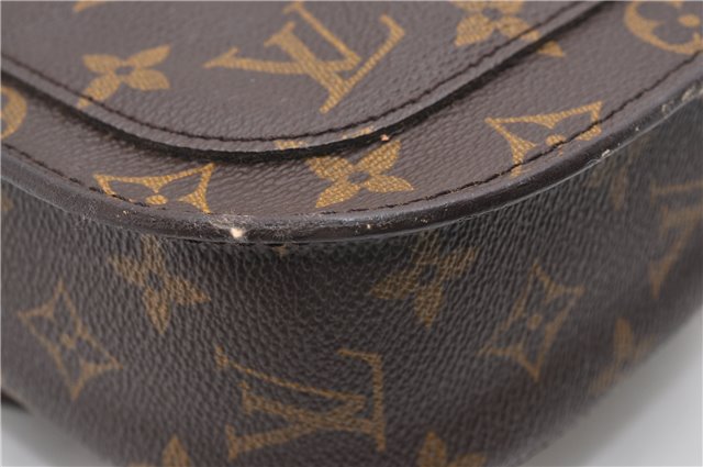 Authentic Louis Vuitton Monogram Saint Cloud GM M51242 Shoulder Cross Bag 1081G