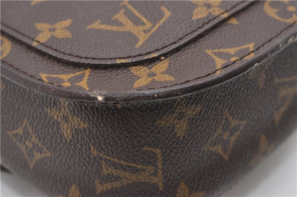 Authentic Louis Vuitton Monogram Saint Cloud GM M51242 Shoulder Cross Bag 1081G