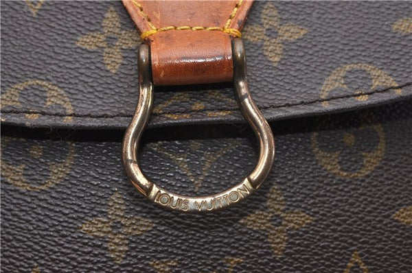 Authentic Louis Vuitton Monogram Saint Cloud GM M51242 Shoulder Cross Bag 1081G