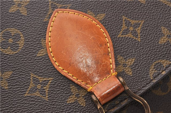 Authentic Louis Vuitton Monogram Saint Cloud GM M51242 Shoulder Cross Bag 1081G