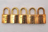 Authentic Louis Vuitton Padlock 10Set Old Model LV 1081I