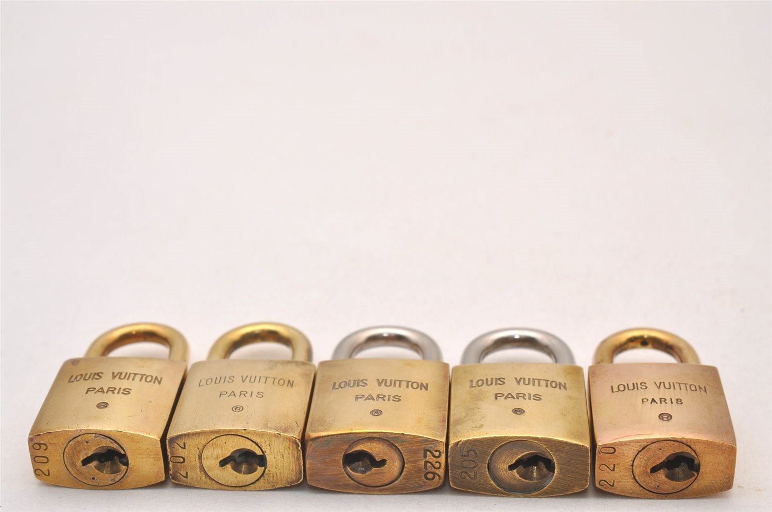 Authentic Louis Vuitton Padlock 10Set Old Model LV 1081I