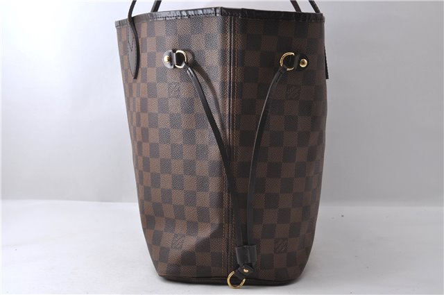 Authentic Louis Vuitton Damier Neverfull MM Tote Bag N51105 LV 1082D