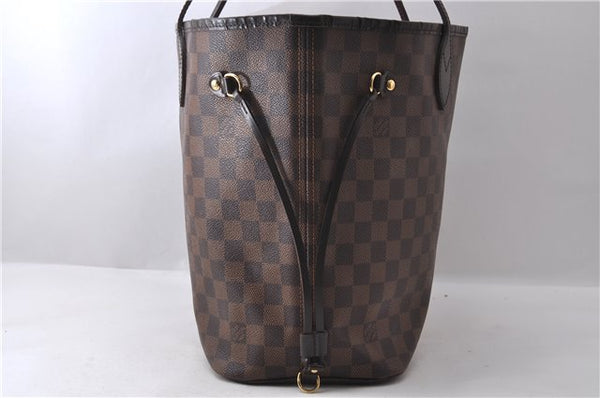 Authentic Louis Vuitton Damier Neverfull MM Tote Bag N51105 LV 1082D