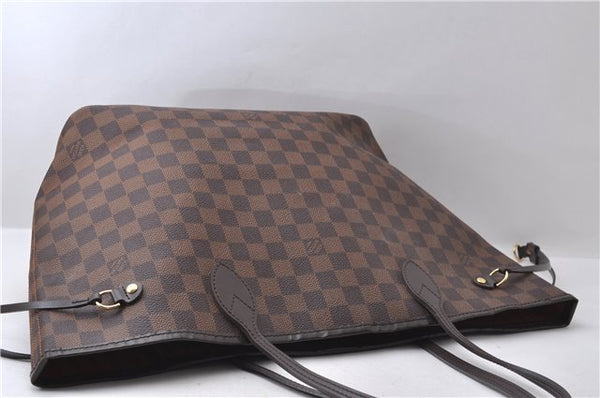 Authentic Louis Vuitton Damier Neverfull MM Tote Bag N51105 LV 1082D