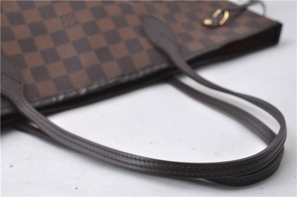 Authentic Louis Vuitton Damier Neverfull MM Tote Bag N51105 LV 1082D