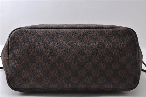 Authentic Louis Vuitton Damier Neverfull MM Tote Bag N51105 LV 1082D