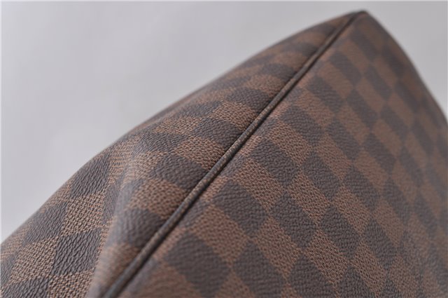 Authentic Louis Vuitton Damier Neverfull MM Tote Bag N51105 LV 1082D