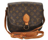 Auth Louis Vuitton Monogram Saint Cloud GM Shoulder Cross Bag Old Model LV 1082G