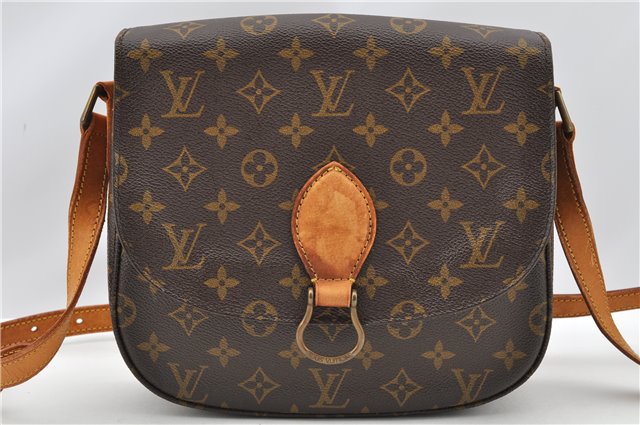 Auth Louis Vuitton Monogram Saint Cloud GM Shoulder Cross Bag Old Model LV 1082G