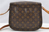 Auth Louis Vuitton Monogram Saint Cloud GM Shoulder Cross Bag Old Model LV 1082G