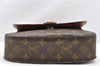 Auth Louis Vuitton Monogram Saint Cloud GM Shoulder Cross Bag Old Model LV 1082G