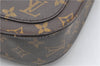 Auth Louis Vuitton Monogram Saint Cloud GM Shoulder Cross Bag Old Model LV 1082G