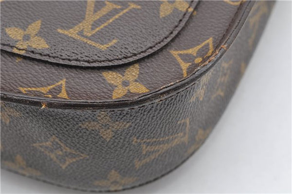 Auth Louis Vuitton Monogram Saint Cloud GM Shoulder Cross Bag Old Model LV 1082G