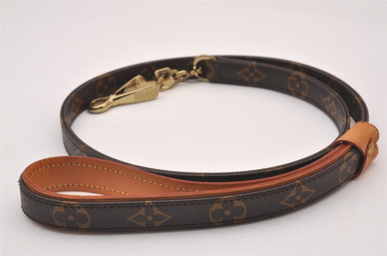 Louis Vuitton Monogram Collier Baxter GM M58070 Leash Baxter GM M58055 Set 1082I