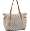 Authentic Louis Vuitton Damier Azur Totally MM Tote Bag N51262 LV 1083D