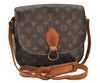 Authentic Louis Vuitton Monogram Saint Cloud GM M51242 Shoulder Cross Bag 1083G