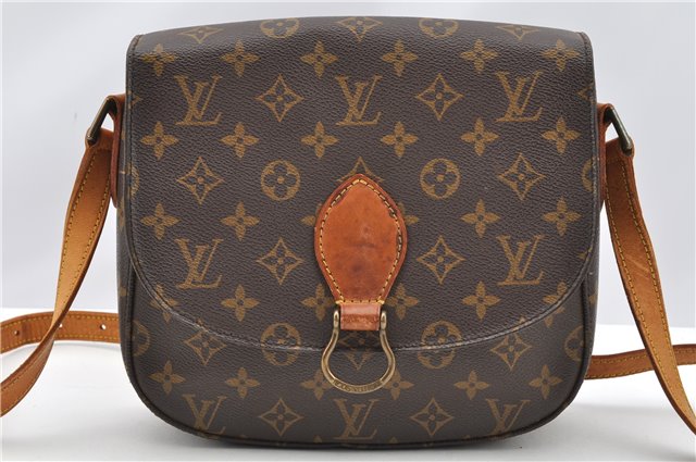 Authentic Louis Vuitton Monogram Saint Cloud GM M51242 Shoulder Cross Bag 1083G