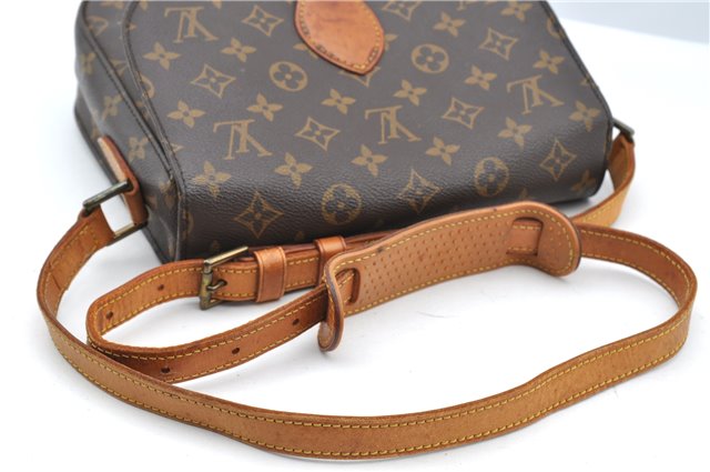 Authentic Louis Vuitton Monogram Saint Cloud GM M51242 Shoulder Cross Bag 1083G