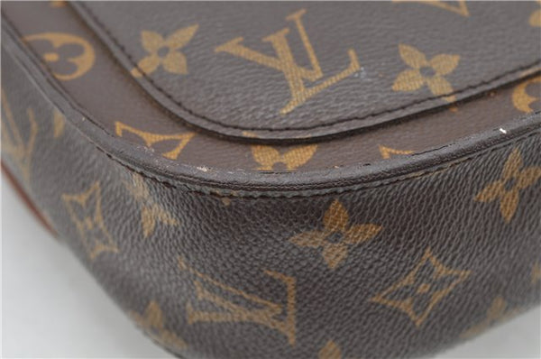 Authentic Louis Vuitton Monogram Saint Cloud GM M51242 Shoulder Cross Bag 1083G