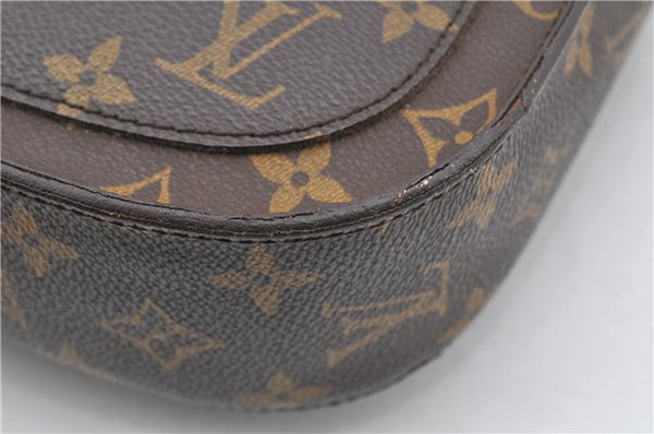 Authentic Louis Vuitton Monogram Saint Cloud GM M51242 Shoulder Cross Bag 1083G