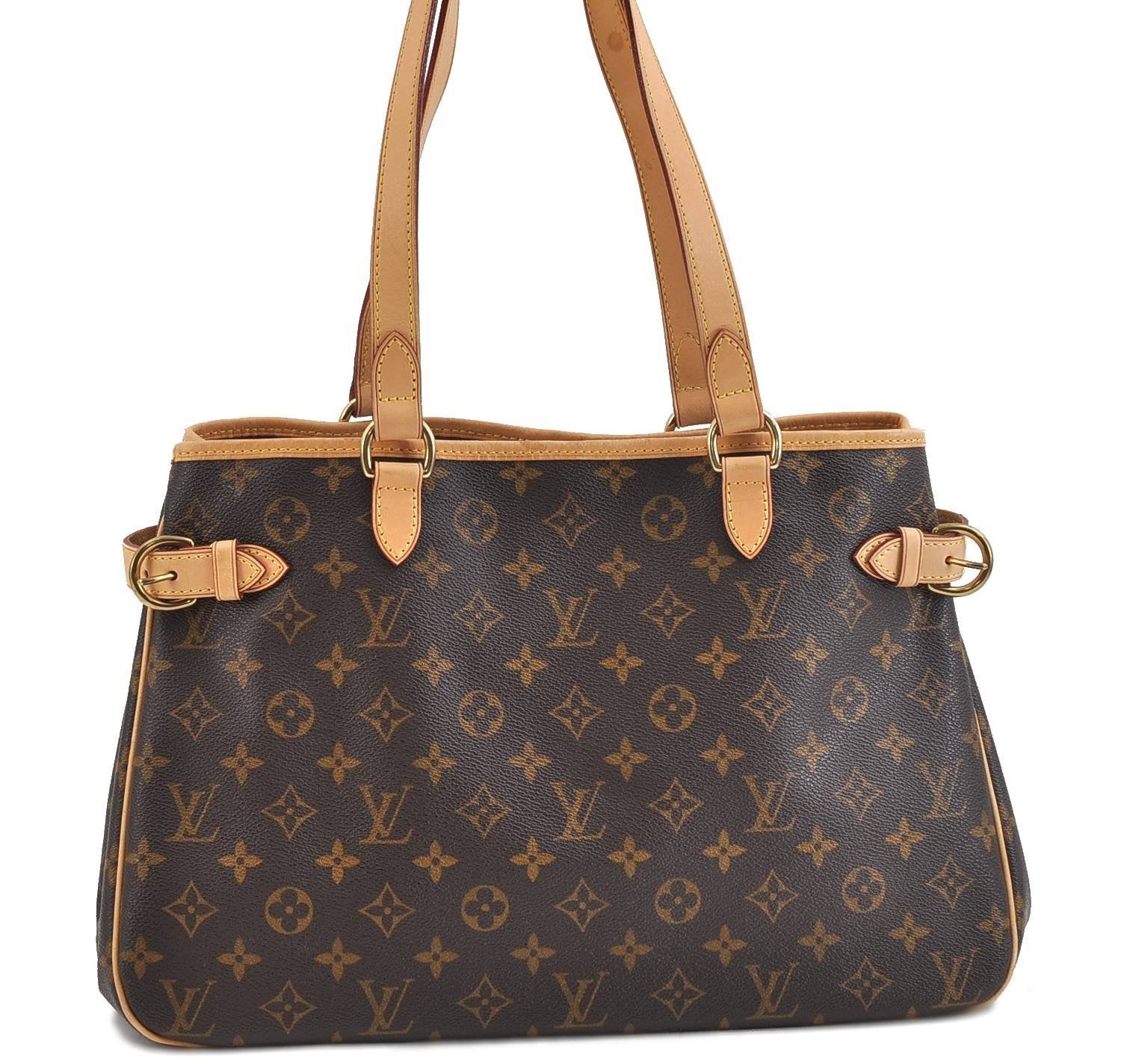 Authentic Louis Vuitton Monogram Batignolles Horizontal Tote Bag M51154 LV 1085D