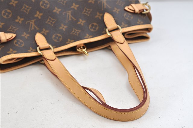 Authentic Louis Vuitton Monogram Batignolles Horizontal Tote Bag M51154 LV 1085D