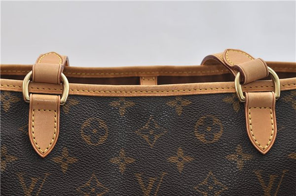 Authentic Louis Vuitton Monogram Batignolles Horizontal Tote Bag M51154 LV 1085D