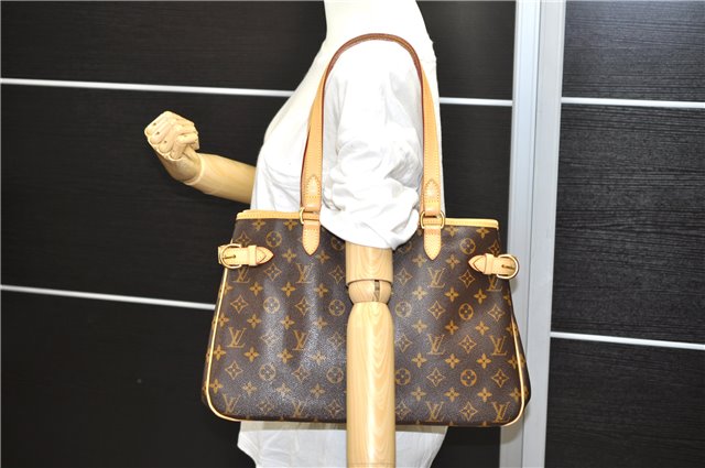 Authentic Louis Vuitton Monogram Batignolles Horizontal Tote Bag M51154 LV 1085D