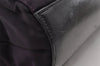 Authentic PRADA Nylon Tessuto Leather Shoulder Tote Bag B11093 Purple 1085I