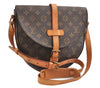 Authentic Louis Vuitton Monogram Chantilly GM Shoulder Cross Bag M51232 LV 1086G