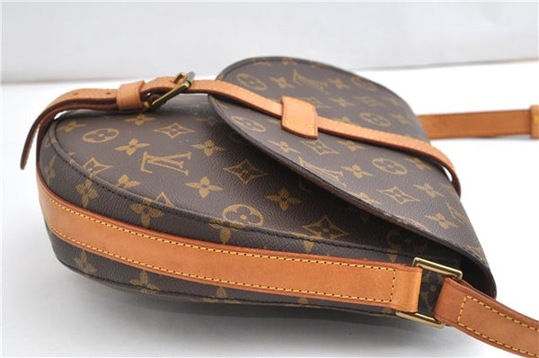 Authentic Louis Vuitton Monogram Chantilly GM Shoulder Cross Bag M51232 LV 1086G