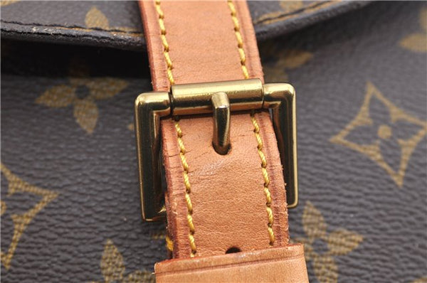 Authentic Louis Vuitton Monogram Chantilly GM Shoulder Cross Bag M51232 LV 1086G