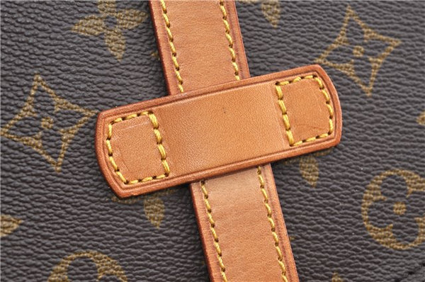 Authentic Louis Vuitton Monogram Chantilly GM Shoulder Cross Bag M51232 LV 1086G